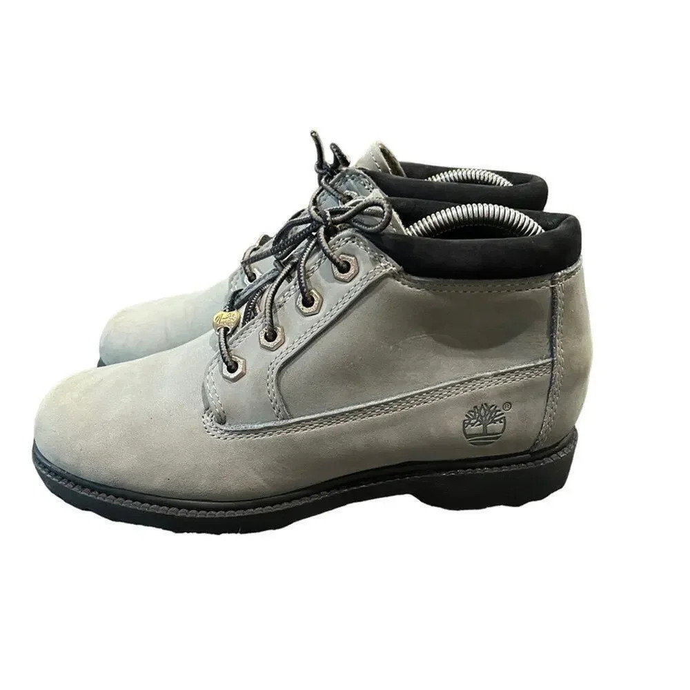 Timberland Light Blue Nellie Chukka‎ Lace-Up Ankle Boot Size 7